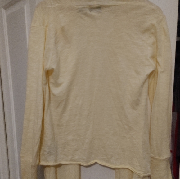 Kersh Lemon Yellow Open Waterfall Cardigan ~ Size S - Picture 7 of 9